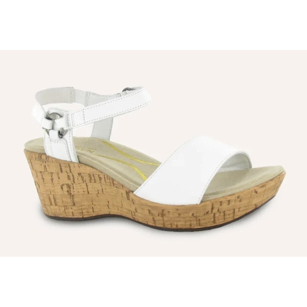 NAOT® (Women's 8-8.5)(EU 39) Resort Collection Pier™ Sandals in White - $170‎